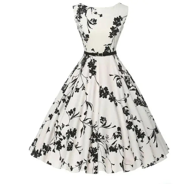Retro Zomerjurk Elegant Vrouwenjurk voor Zomerse Dagen - StudioMarella