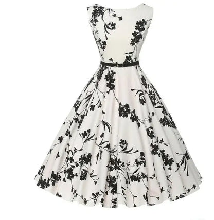 Retro Zomerjurk Elegant Vrouwenjurk voor Zomerse Dagen - StudioMarella