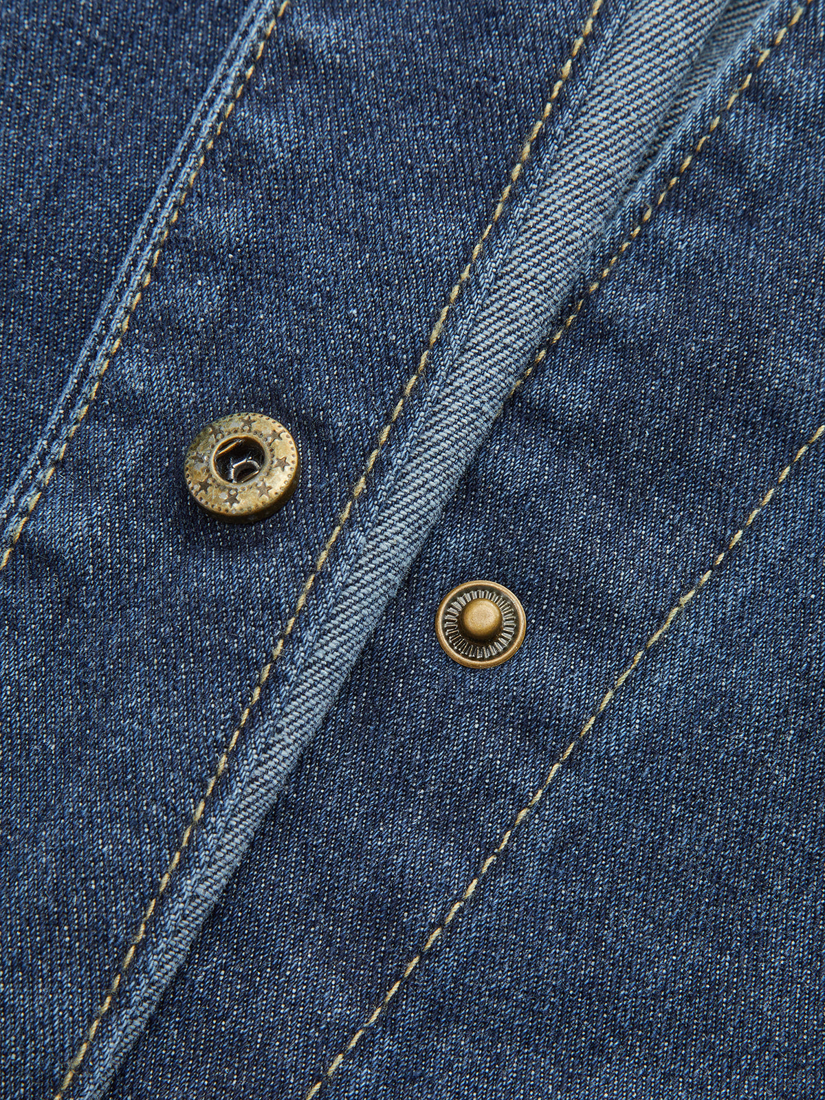 Dames Denim Jas Regular Fit met Riem Blauw