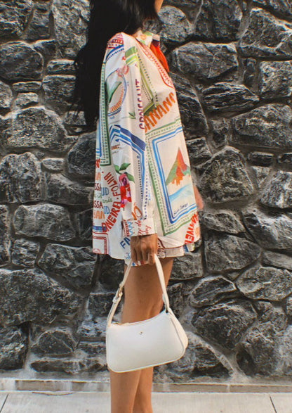 Comfortabele Zomerset met Leuke Print - Shirt en Shorts