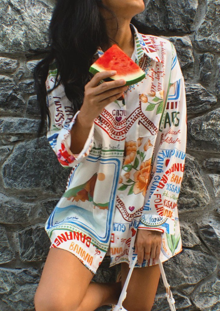 Comfortabele Zomerset met Leuke Print - Shirt en Shorts