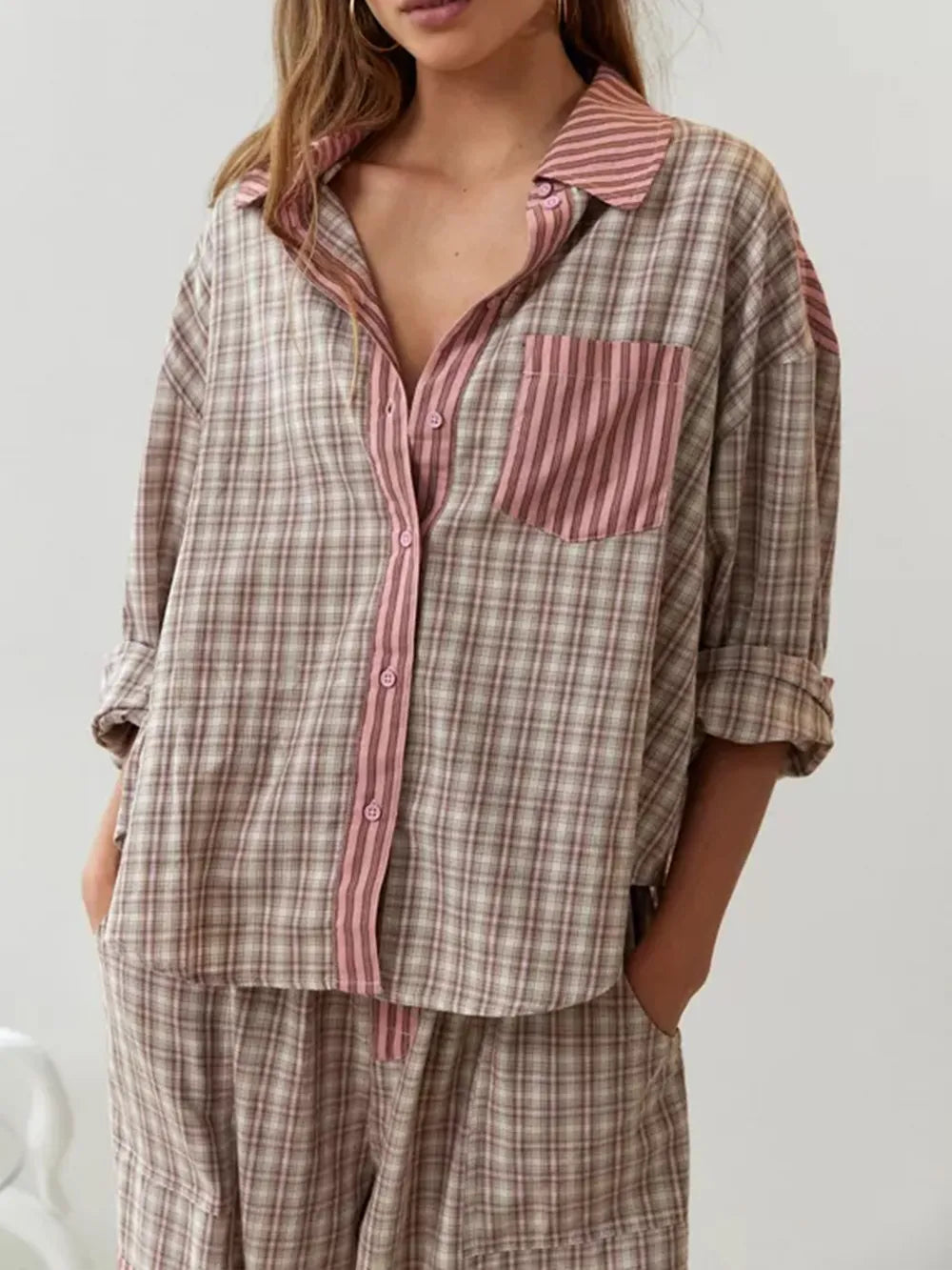Rosa | Dames Pyjamaset – Zacht, Elegant & Comfortabel 2