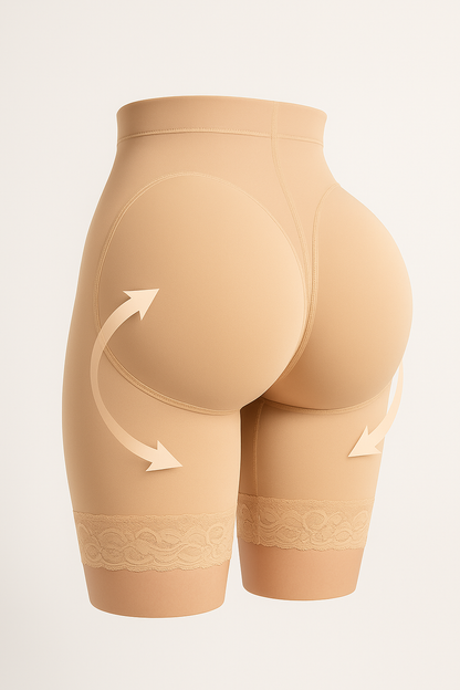 Chelle | Sculpting Short Dames - Strakke Fit met Verhogend Effect