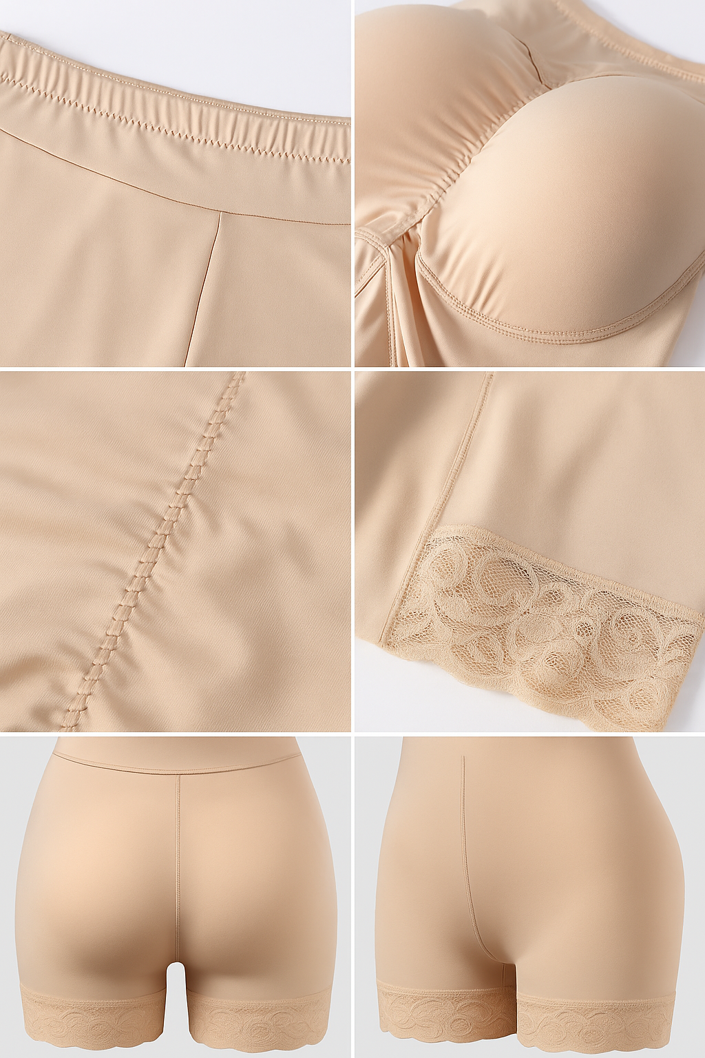 Chelle | Sculpting Short Dames - Strakke Fit met Verhogend Effect