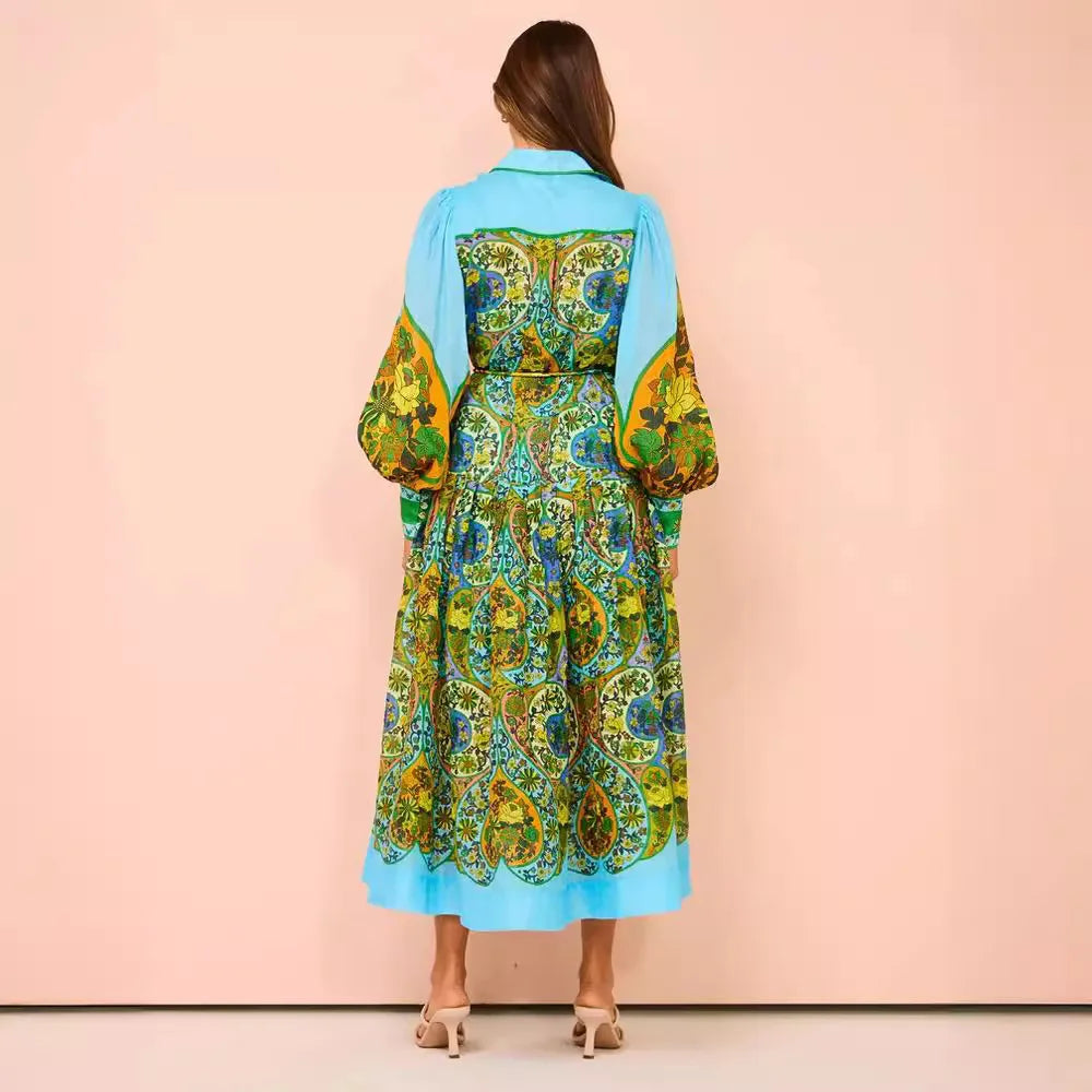 Elegante Avondjurk voor Vrouw Lange Mouw