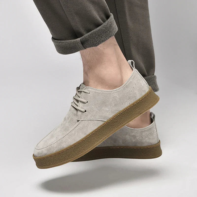 Heren Sneaker van Wildleder Comfortabel Elegant