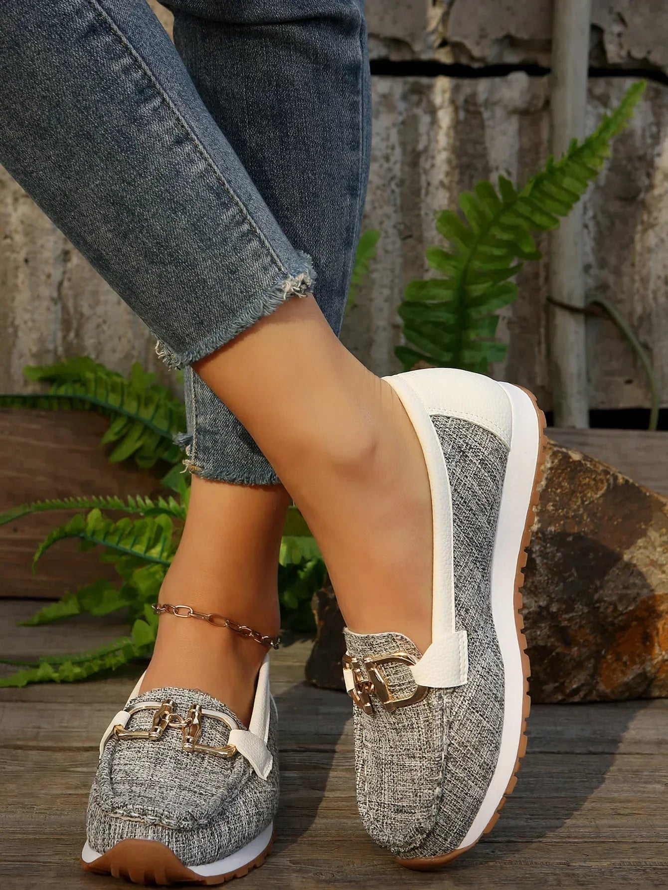 Dames Schoenen Casual Stoffen Loop schoenen