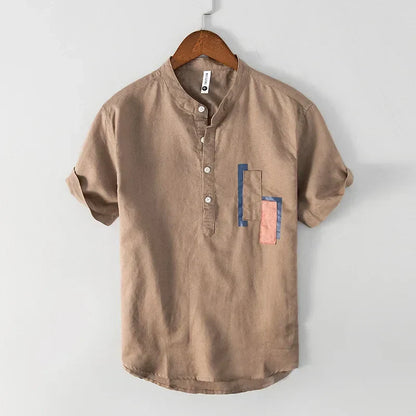 Elegante Heren Overhemd Lorenzo Stijl