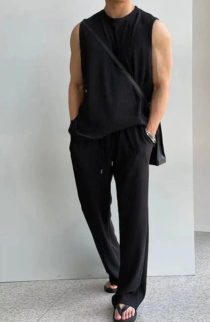 Zomerset Dames Mouwloze Top en Losse Broek