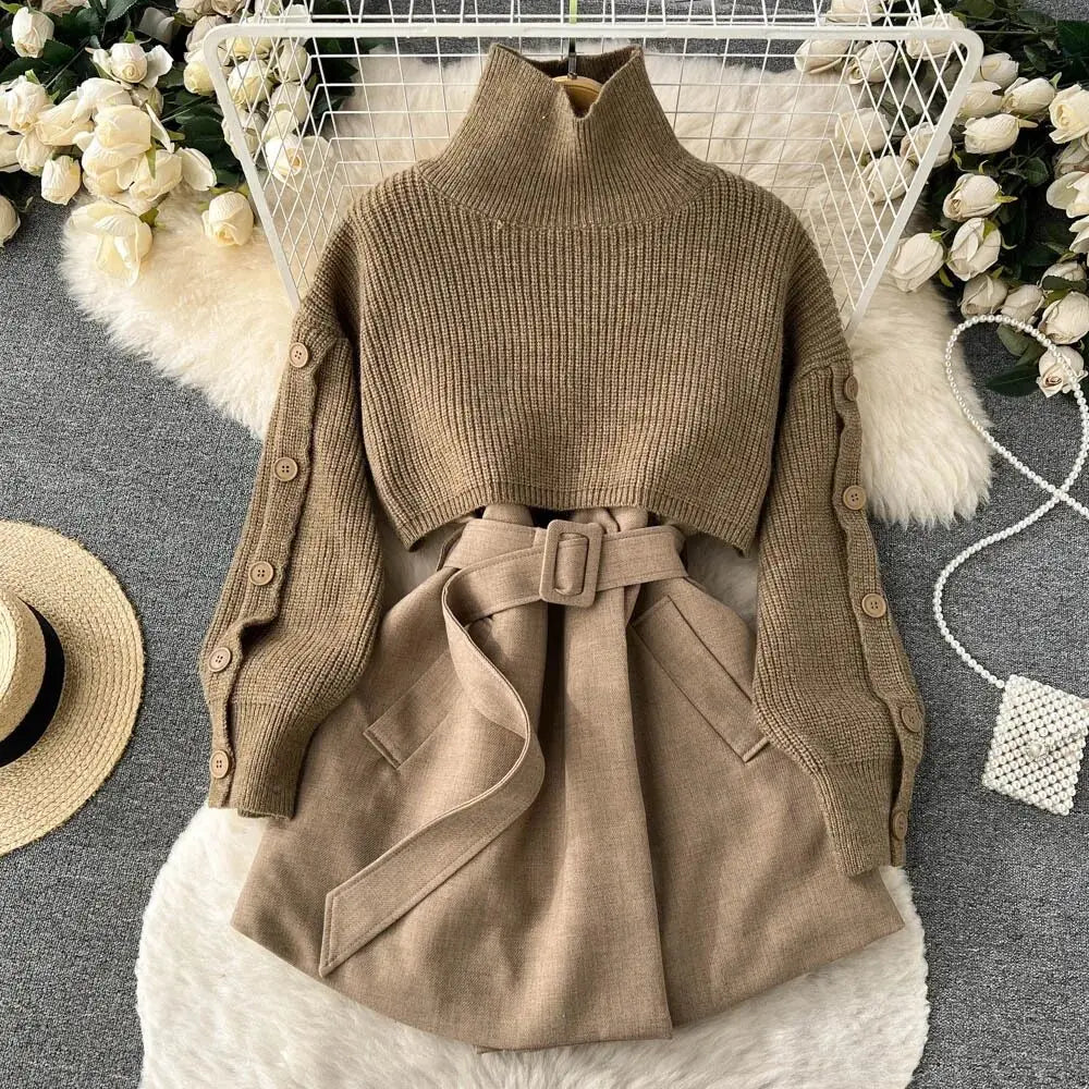Dames Gebreide Set Warm en Stijlvol - StudioMarella