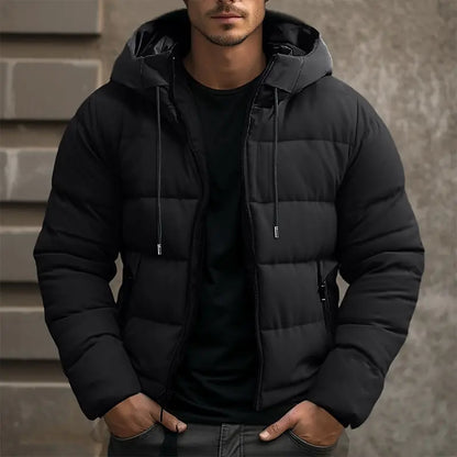 Heren Puffer Jas Warm en Waterdicht met Capuchon