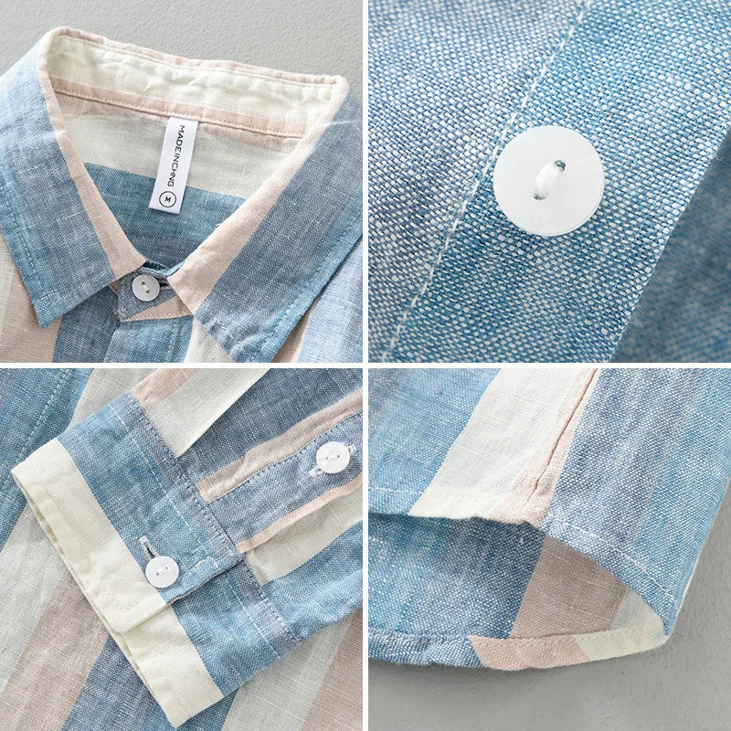 Elegante Overhemd voor Mannen Blauw Stijlvol