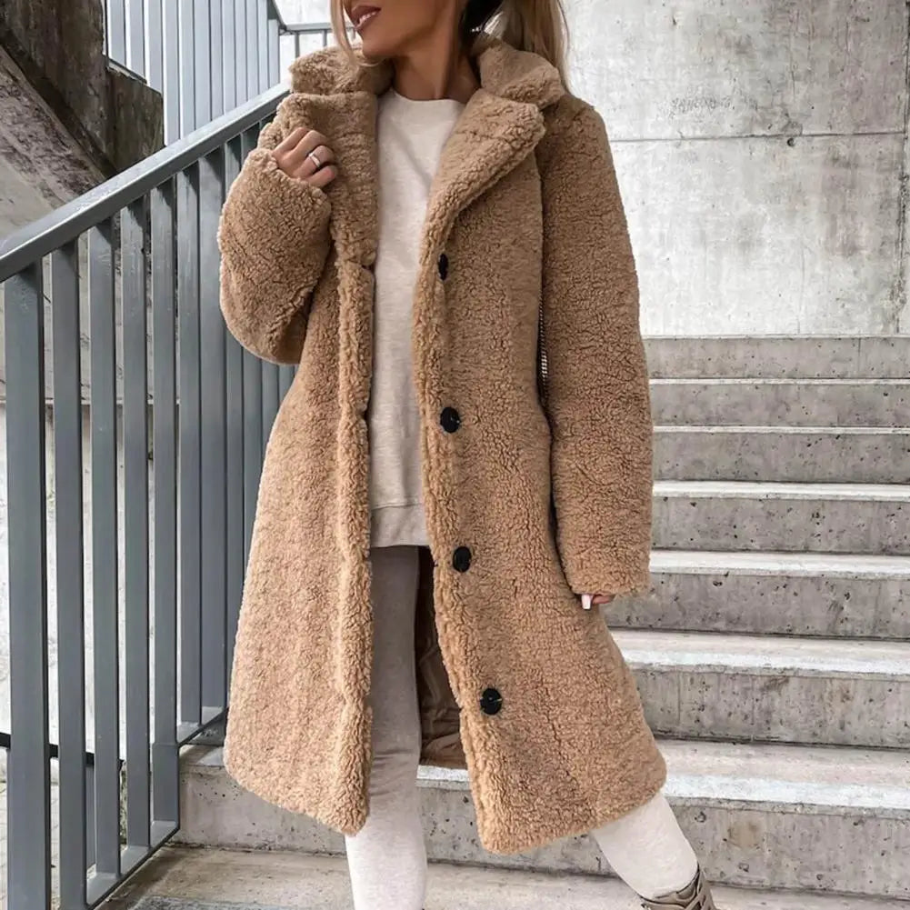 Dames Teddyjas Warm en Zachte Winterjas