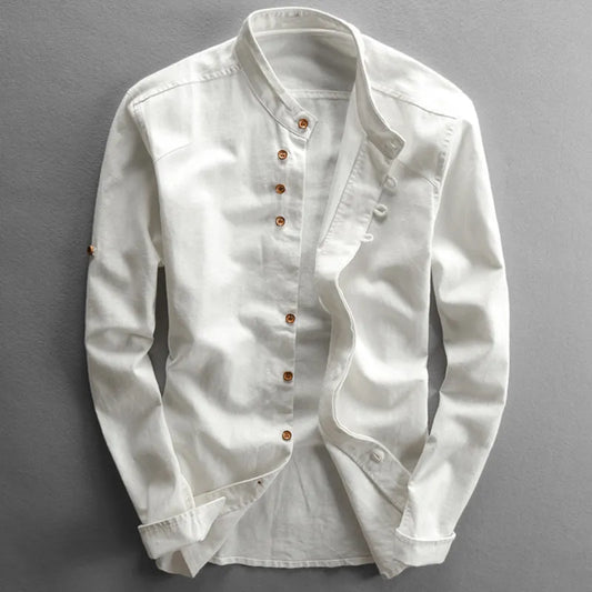 Heren Shirt Katana Stijl van Katoen en Polyester - StudioMarella