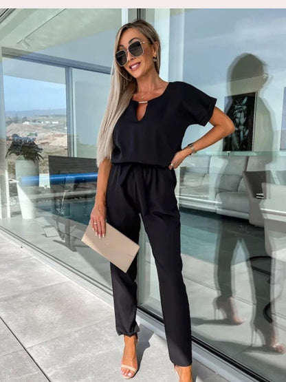 Zomer Jumpsuit Wijde Pijpen Vrouwelijk Model