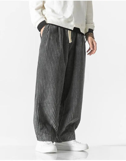 Heren Joggingbroek Ribgebreid Relaxed Fit Elastisch