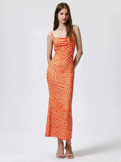 Bloemenjurk Lange Zomerjurk Multicolor Strandjurk