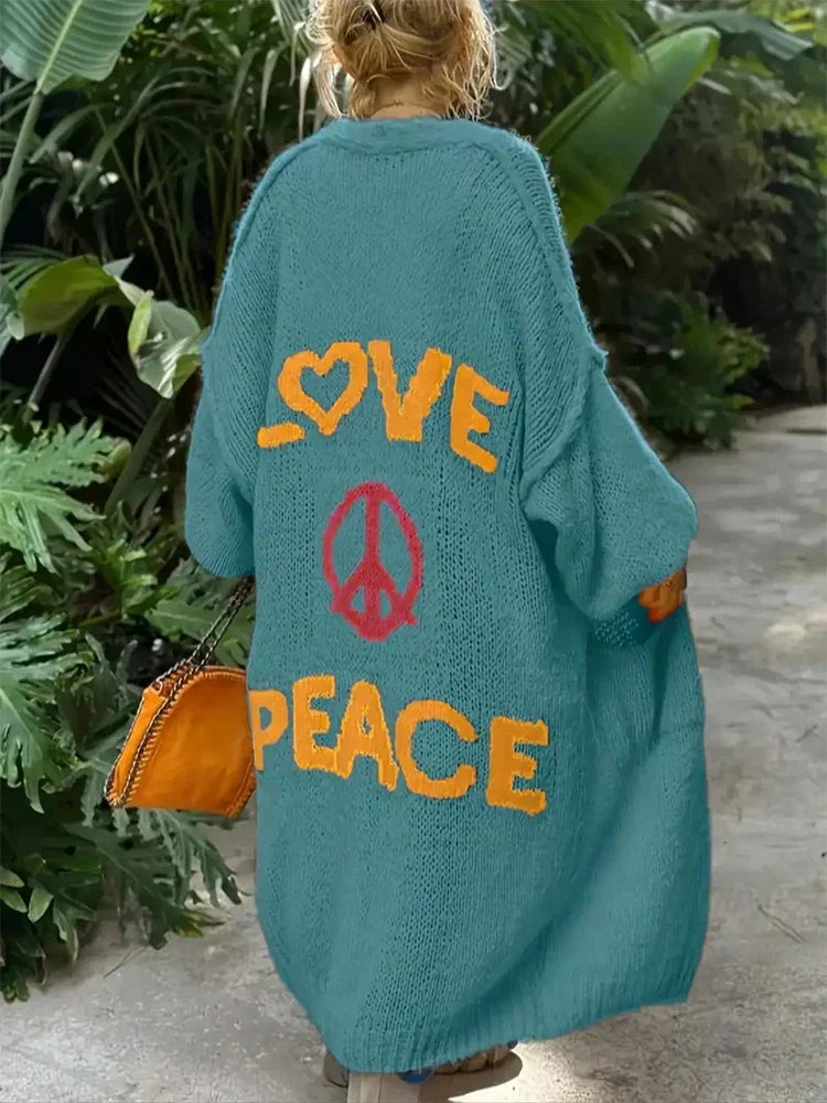Dames Gebreide Jas Oversized Warm en Stijlvol