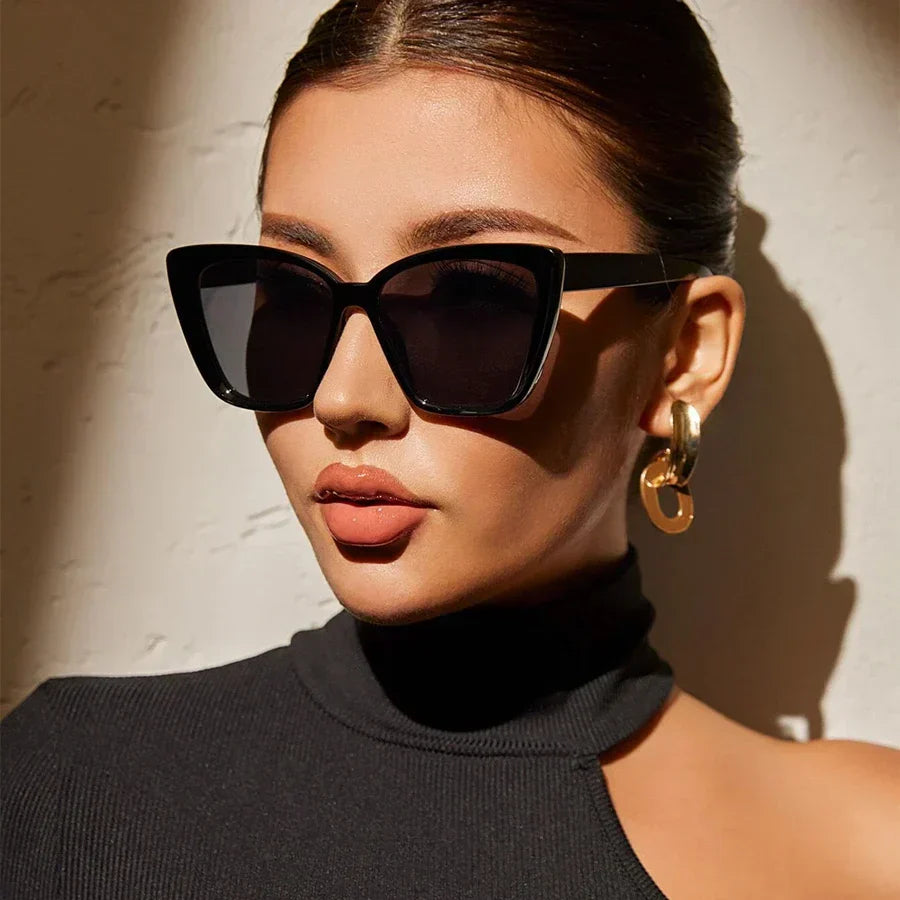 Retro Zonnebril Vrouw Cat-Eye met UV-Bescherming - StudioMarella