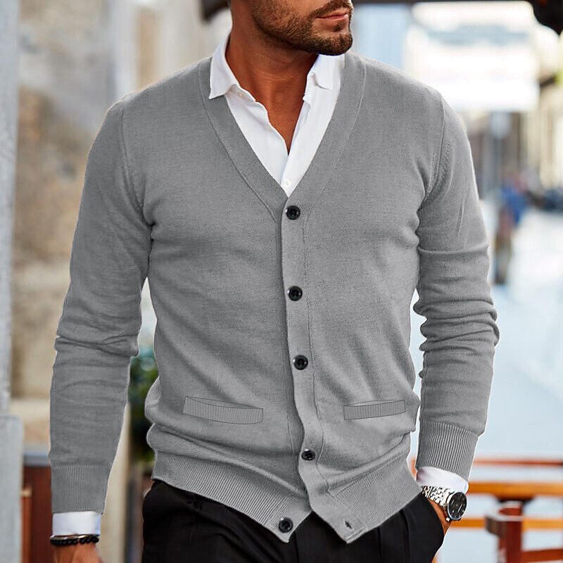 Heren Vest V-hals - Elegante Effense Stijl voor Dagelijks Dragen