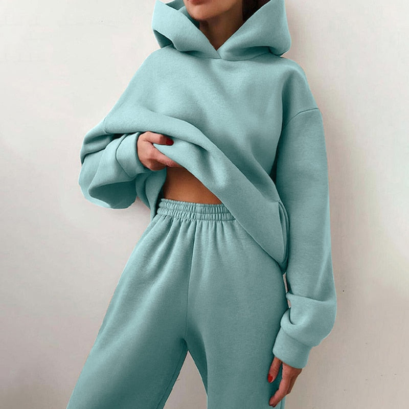 Zwart Joggingset Comfortabel Oversized voor Mannen en Vrouwen
