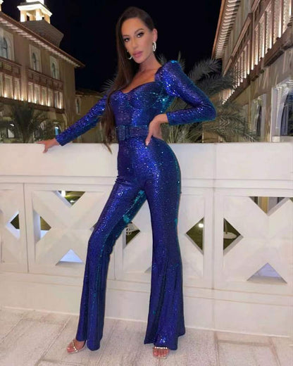 Dames Jumpsuit Lange Zomerjurk Elegante Minimalistisch