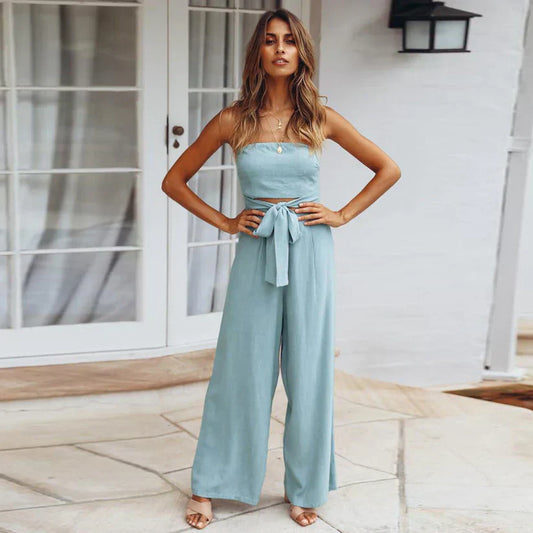 Jumpsuit Zonder Bandjes Luchtige Zomerjurk - StudioMarella