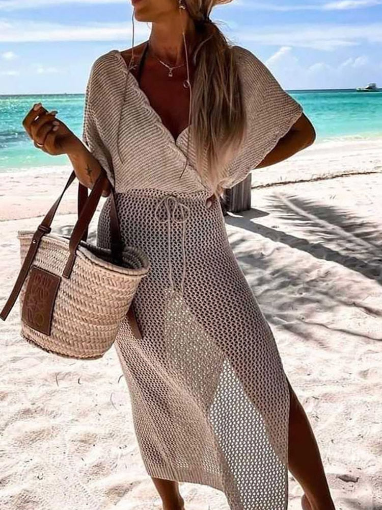 Lichtgewicht Strandjurk Gehaakt Zomer Cover-up