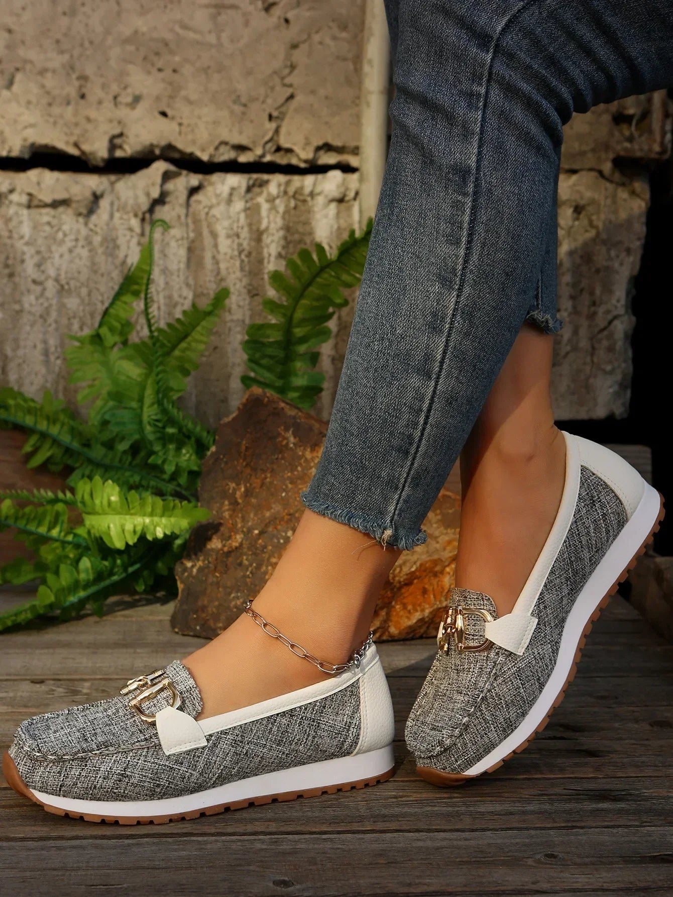 Dames Schoenen Casual Stoffen Loop schoenen