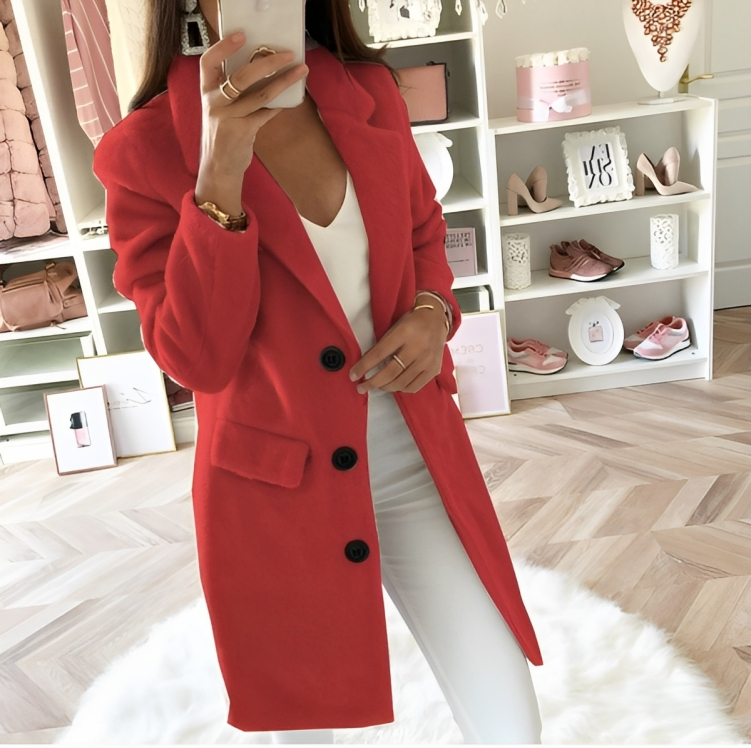 Dames Winterjas Elegante Lange Warme Kwaliteit