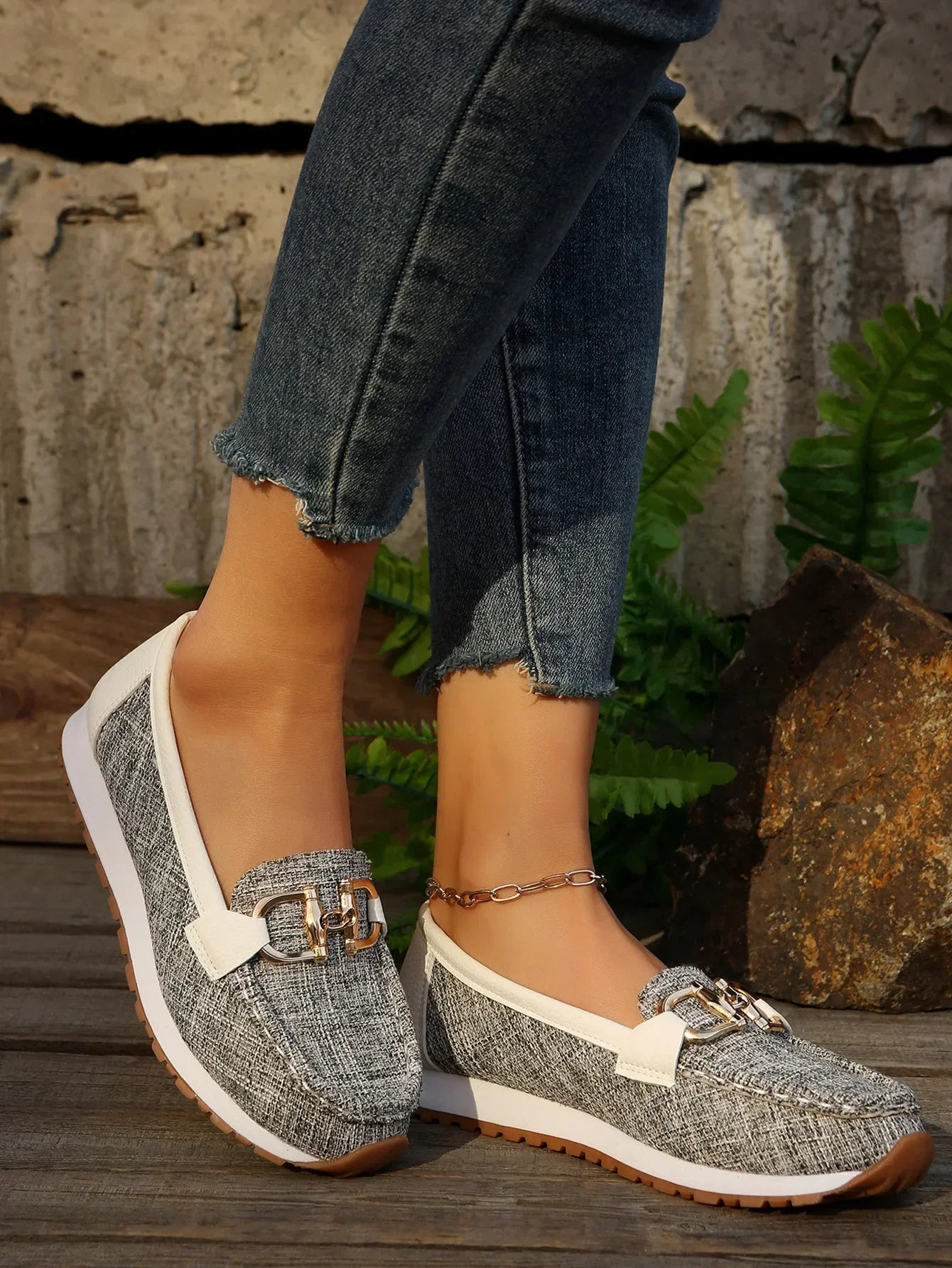 Dames Schoenen Casual Stoffen Loop schoenen