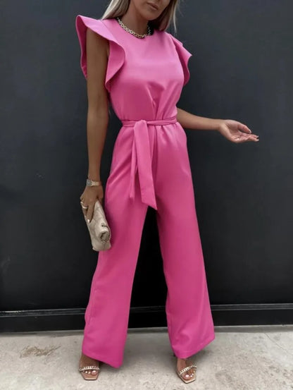 Elegante Jumpsuit van Luxe Stof