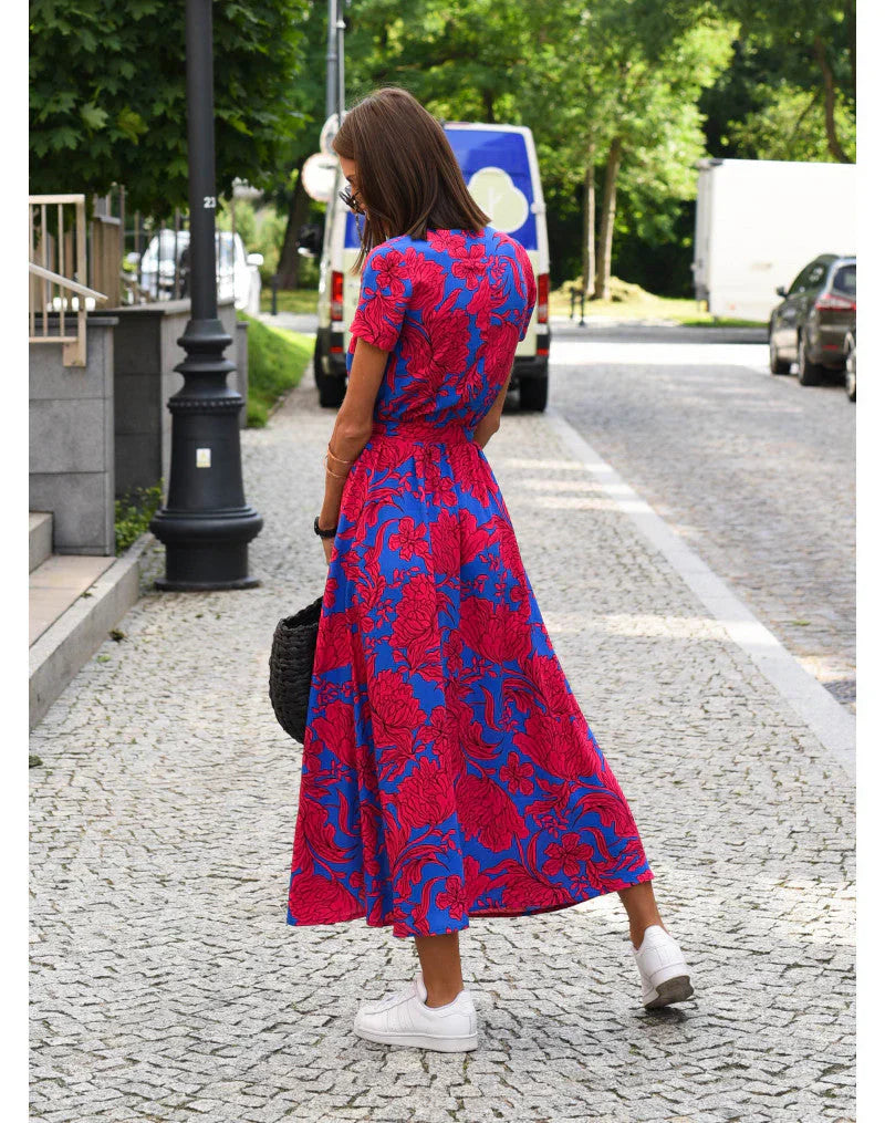 Dames Elegante Jurk met V-hals