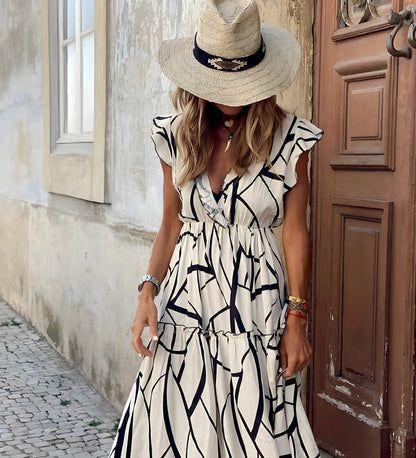 Vrouwelijke Zomerjurk Comfortabel Lente Jurk