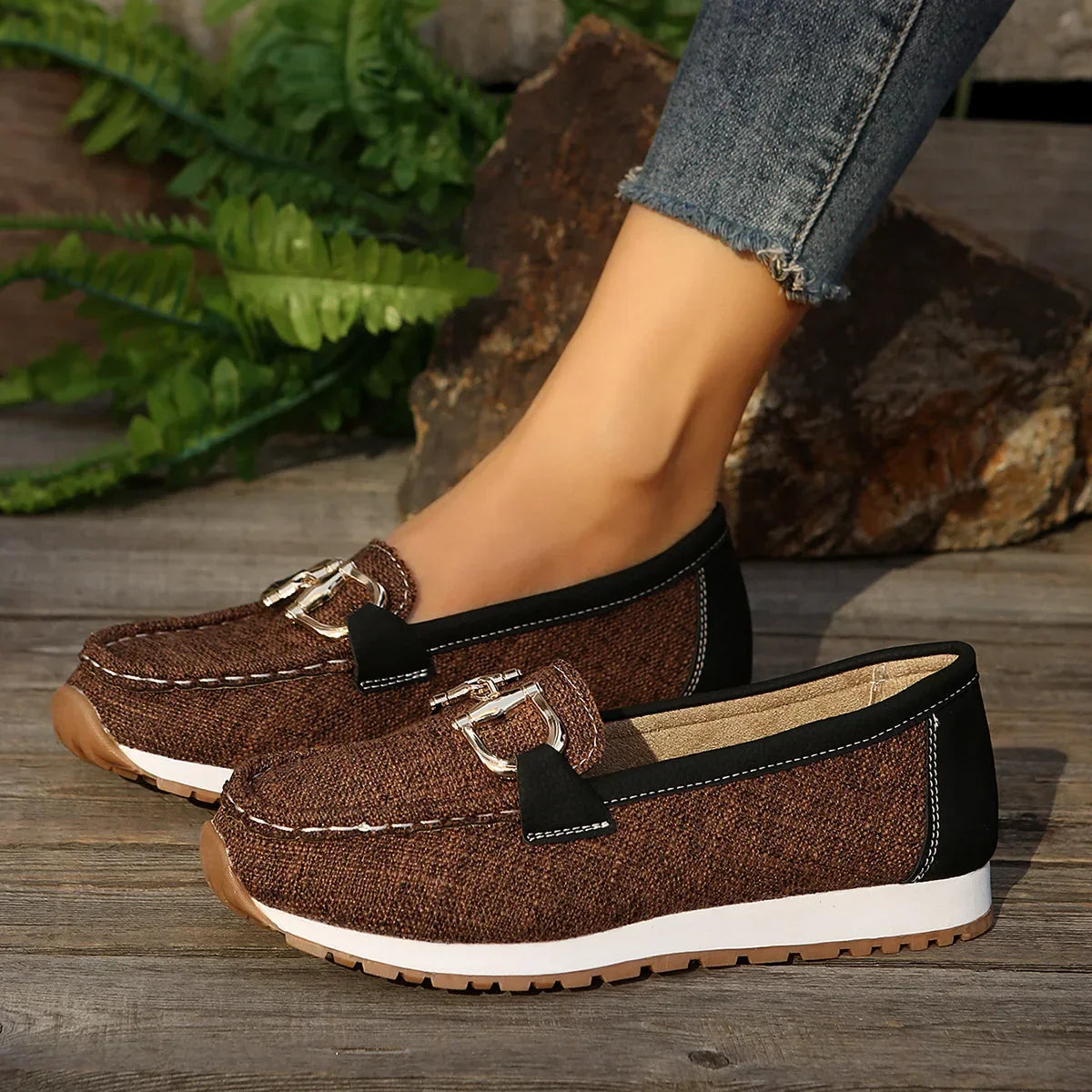 Dames Schoenen Casual Stoffen Loop schoenen