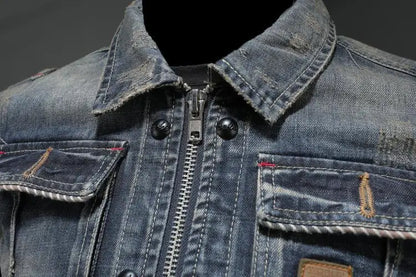 Vintage Jeans Jacket voor Mannen