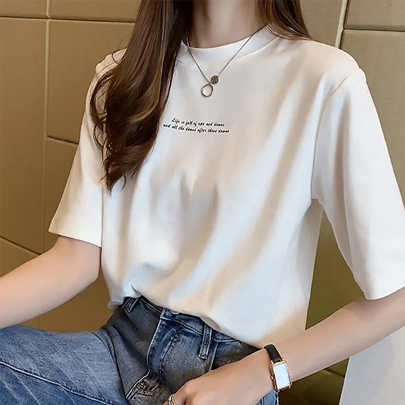 Dames T-shirt Zomer Losse Vrouwen Top