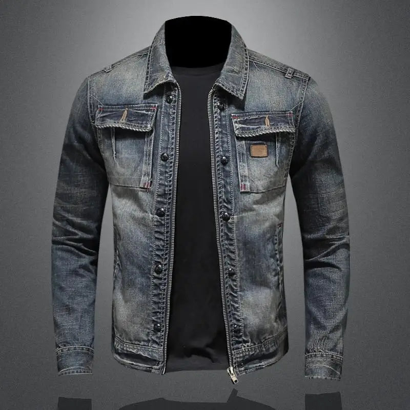 Vintage Jeans Jacket voor Mannen