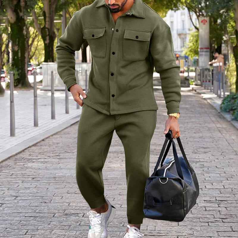 Herentrainingspak Tweedelig Sportief Comfortabel