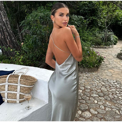 Mouwloze Zomerjurk voor Vrouw met Riempjes