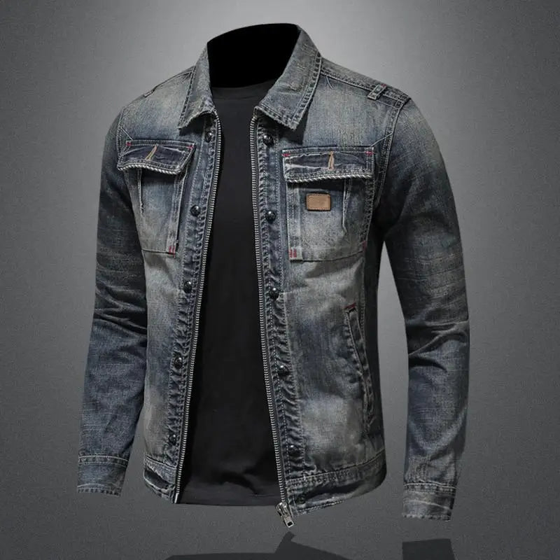 Vintage Jeans Jacket voor Mannen