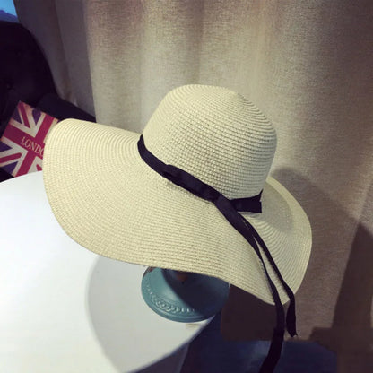 Vrouwen Panama Hoed met Bloem Elegant Design