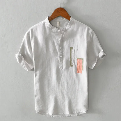 Elegante Heren Overhemd Lorenzo Stijl