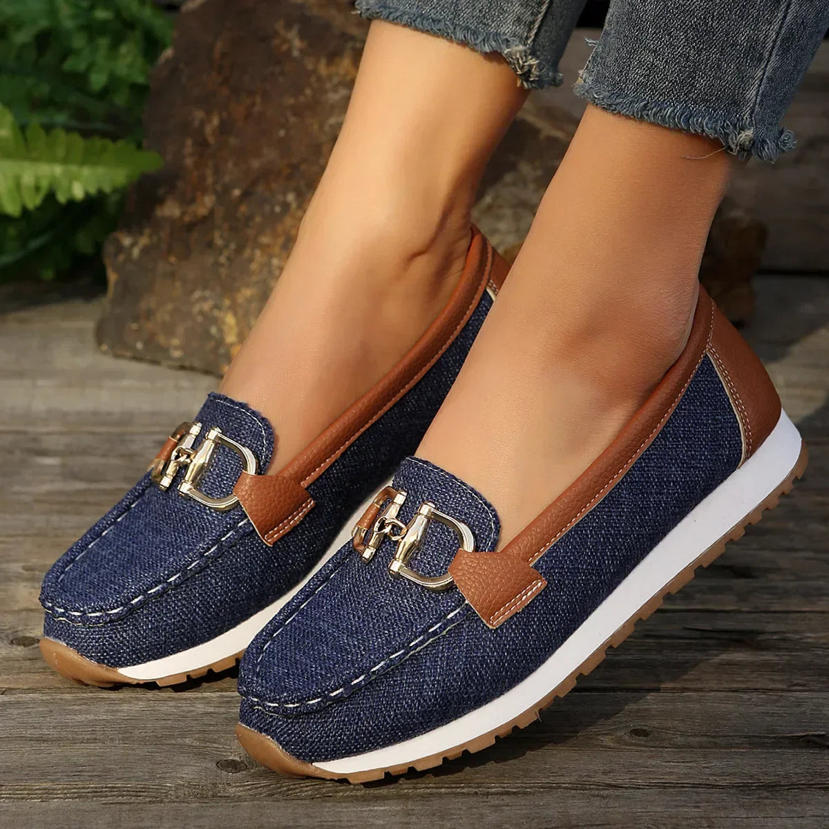 Dames Schoenen Casual Stoffen Loop schoenen