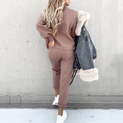 Dames Turtleneck Set Zacht en Comfortabel