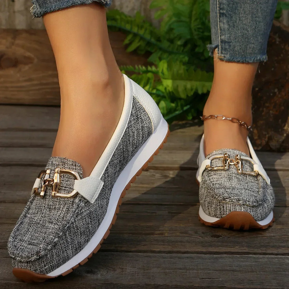 Dames Schoenen Casual Stoffen Loop schoenen