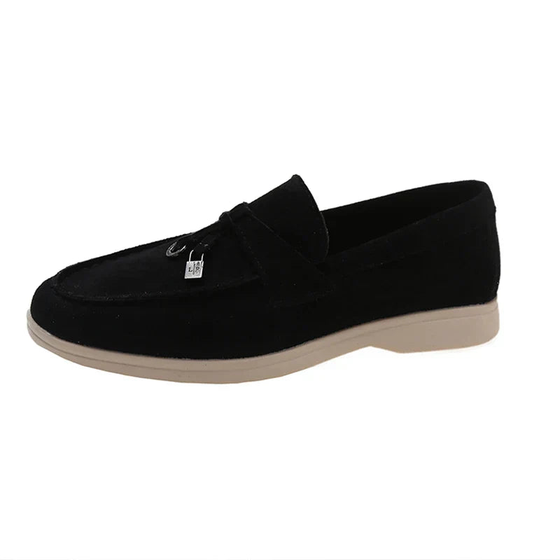 Suède Instappers Comfortabele Zool Elegante Stijl