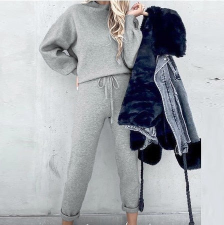Dames Turtleneck Set Zacht en Comfortabel