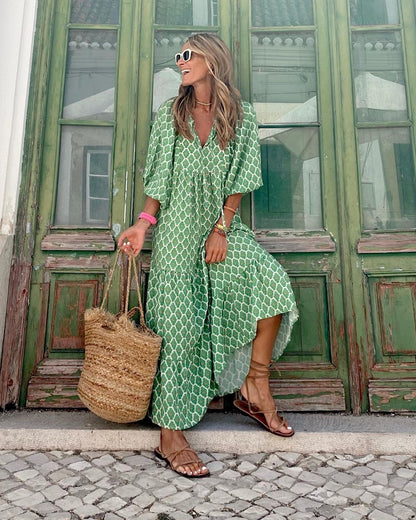 Dames Maxijurk Boho Stijl Luchtig Zomerse Pasvorm