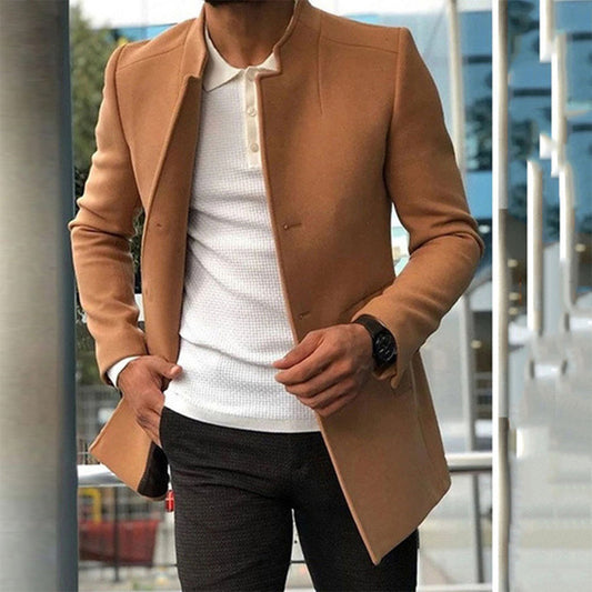 Heren Lederen Jas Trendy Stijl - StudioMarella